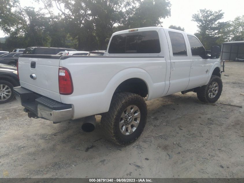 2016 FORD SUPER DUTY F-250 SRW LARIAT/PLATINUM - 1FT7W2BT3GEB47670