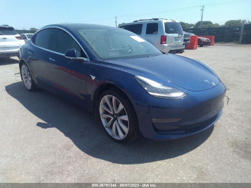 2019 TESLA MODEL 3 LONG RANGE/PERFORMANCE - 5YJ3E1EBXKF440357