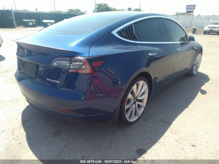 2019 TESLA MODEL 3 LONG RANGE/PERFORMANCE - 5YJ3E1EBXKF440357