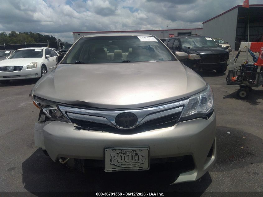 2013 TOYOTA CAMRY L/LE/SE/XLE - 4T4BF1FK0DR292321