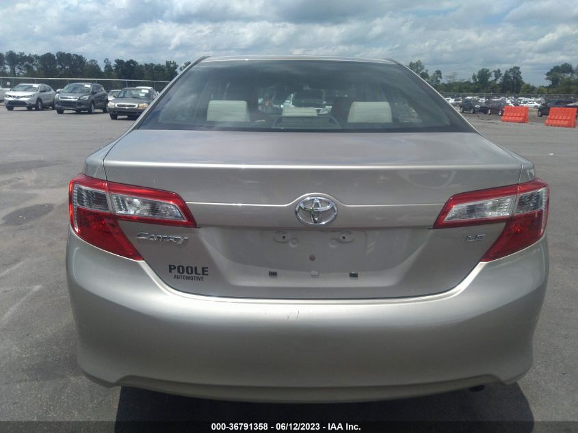 2013 TOYOTA CAMRY L/LE/SE/XLE - 4T4BF1FK0DR292321