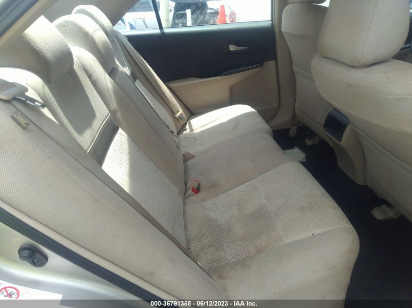 2013 TOYOTA CAMRY L/LE/SE/XLE - 4T4BF1FK0DR292321