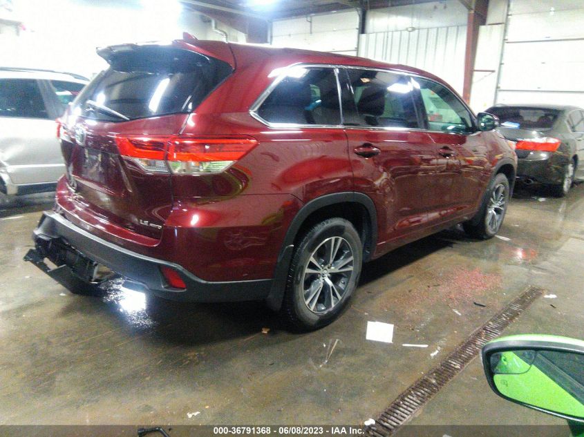 2018 TOYOTA HIGHLANDER LE - 5TDBZRFH9JS864401