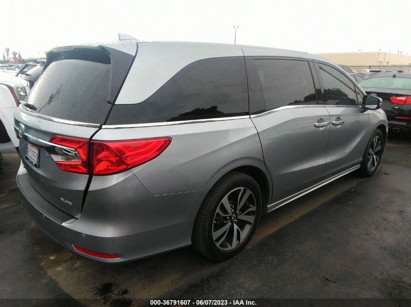 2018 HONDA ODYSSEY ELITE - 5FNRL6H98JB105232