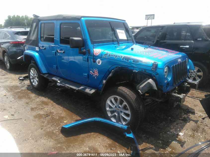 2015 JEEP WRANGLER UNLIMITED SAHARA - 1C4BJWEG0FL738998