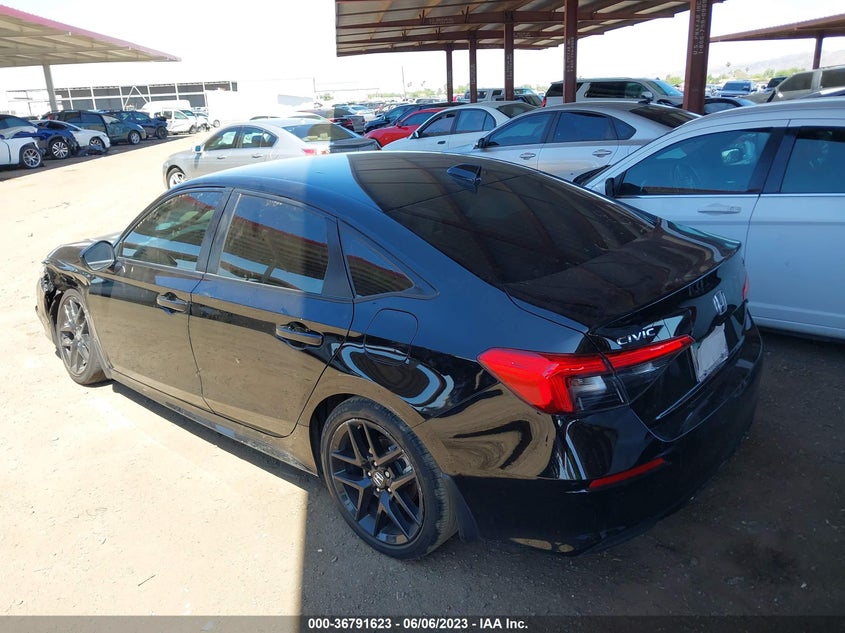VIN 2HGFE2F58NH519490 2022 HONDA CIVIC SEDAN SPORT