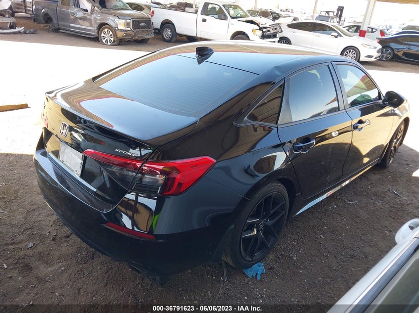 VIN 2HGFE2F58NH519490 2022 HONDA CIVIC SEDAN SPORT