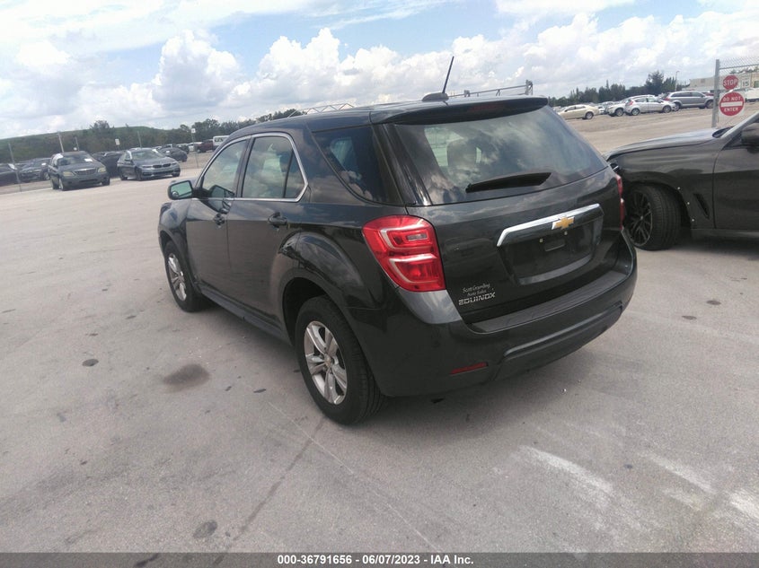 VIN 2GNALBEK3H1521447 2017 CHEVROLET EQUINOX LS