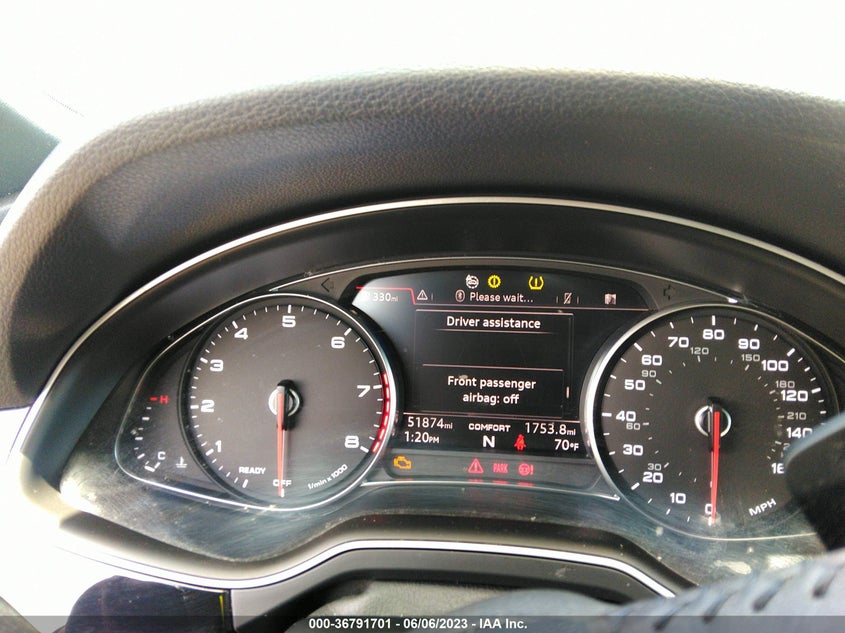 VIN WA1LHAF71HD039002 2017 AUDI Q7 PREMIUM PLUS