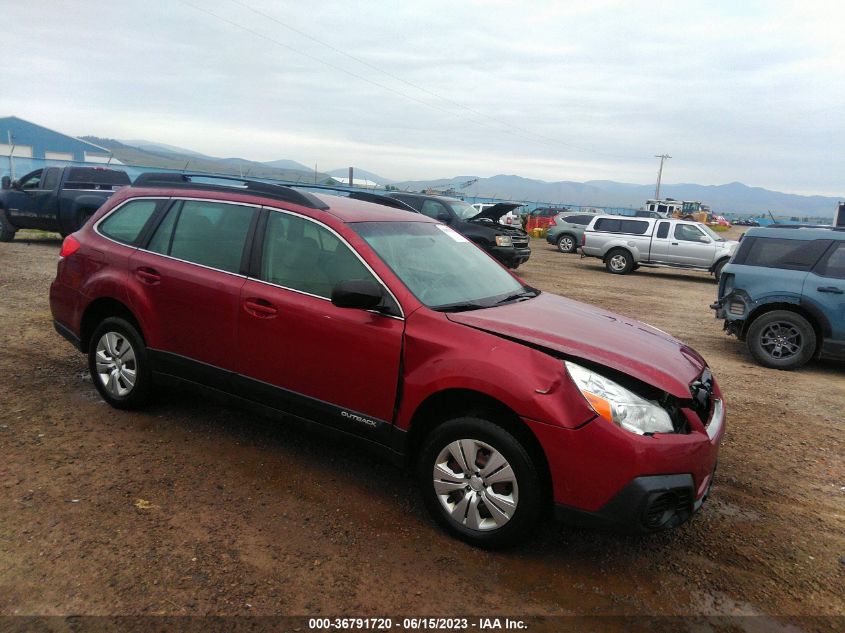 2013 SUBARU OUTBACK 2.5I - 4S4BRBAC5D3257917