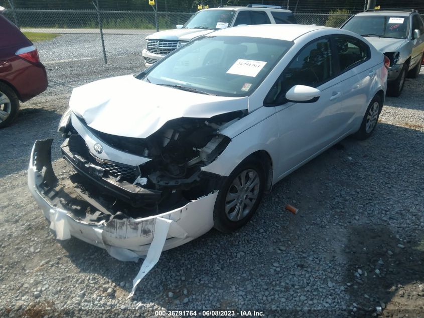 2016 KIA FORTE LX - KNAFK4A60G5554373