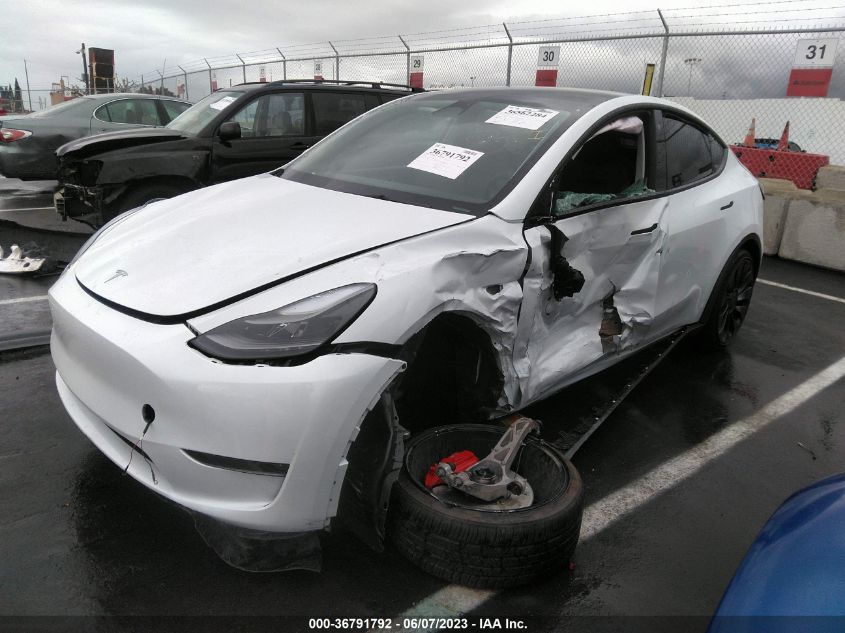 2023 TESLA MODEL Y PERFORMANCE - 7SAYGDEF0PF737989