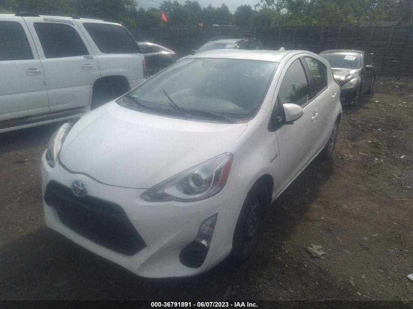 2016 TOYOTA PRIUS C ONE/TWO/THREE/FOUR - JTDKDTB32G1117587