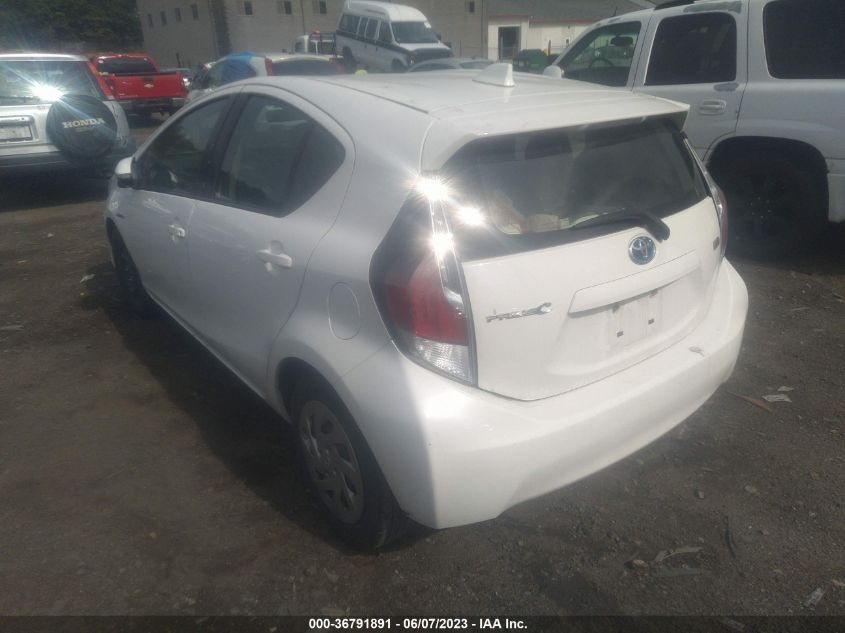 2016 TOYOTA PRIUS C ONE/TWO/THREE/FOUR - JTDKDTB32G1117587