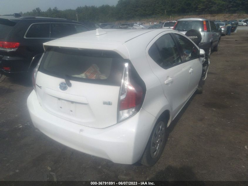 2016 TOYOTA PRIUS C ONE/TWO/THREE/FOUR - JTDKDTB32G1117587
