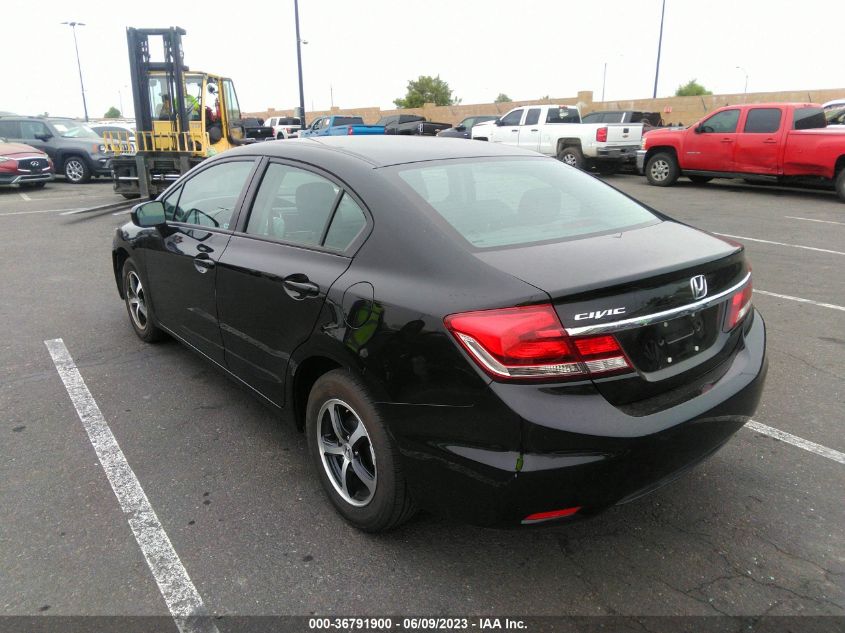 2015 HONDA CIVIC SEDAN SE - 19XFB2F77FE703731