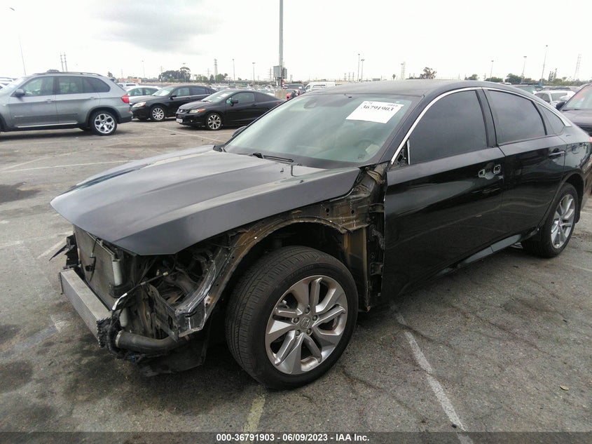VIN 1HGCV1F10JA079607 2018 HONDA ACCORD SEDAN LX 1.5T