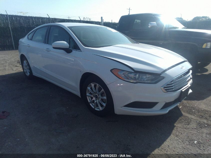 2017 FORD FUSION S - 3FA6P0G70HR200841