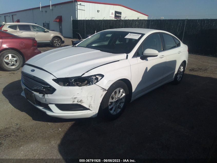 2017 FORD FUSION S - 3FA6P0G70HR200841