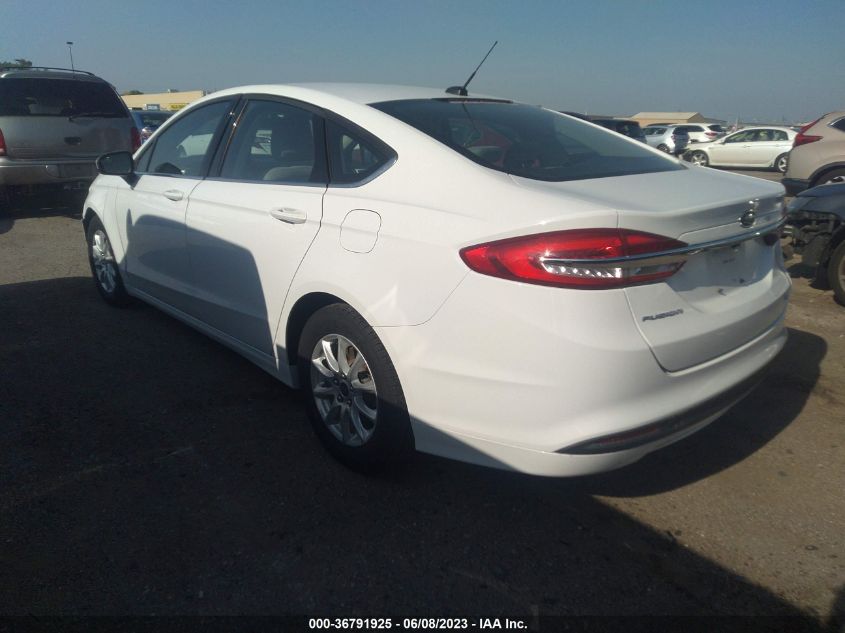 2017 FORD FUSION S - 3FA6P0G70HR200841