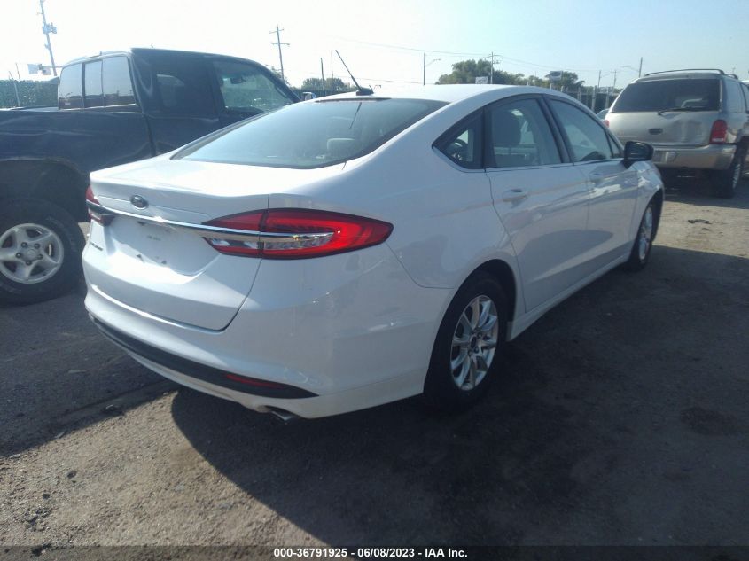 2017 FORD FUSION S - 3FA6P0G70HR200841