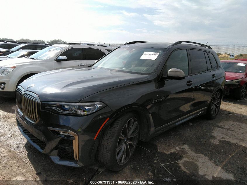 2022 BMW X7 M50I 5UXCX6C04N9K13347