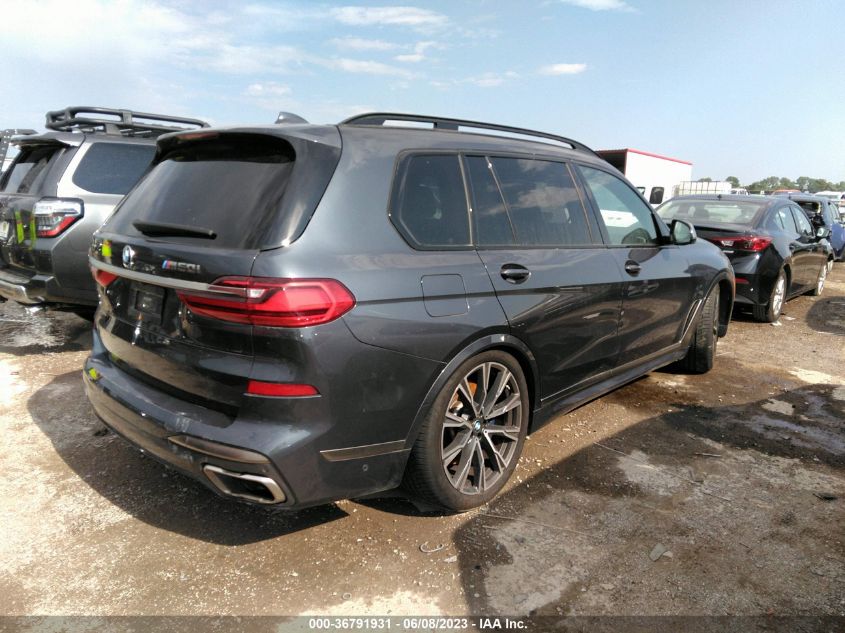 2022 BMW X7 M50I 5UXCX6C04N9K13347