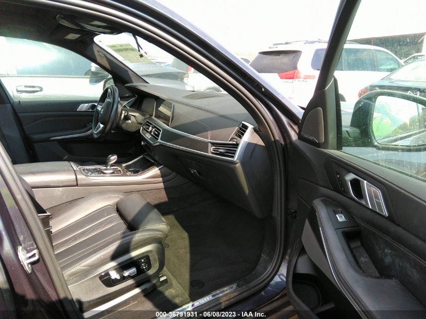 2022 BMW X7 M50I 5UXCX6C04N9K13347
