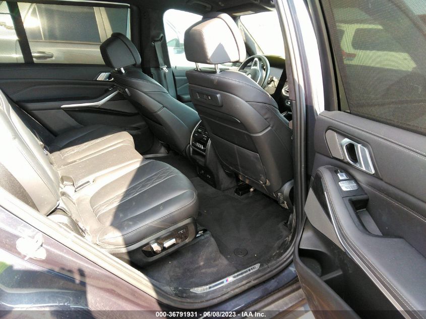 2022 BMW X7 M50I 5UXCX6C04N9K13347