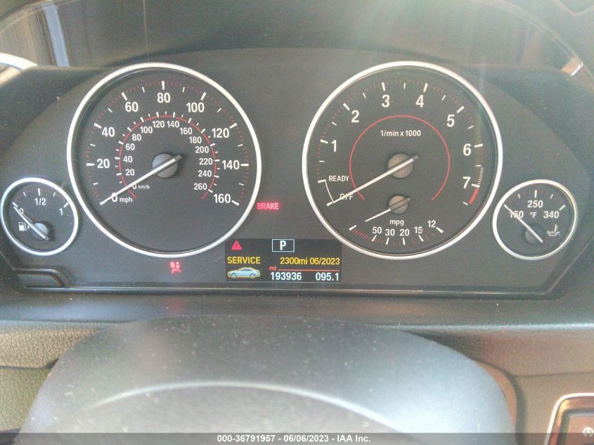 2015 BMW 3 SERIES 328I XDRIVE - WBA3B5G55FNS16456