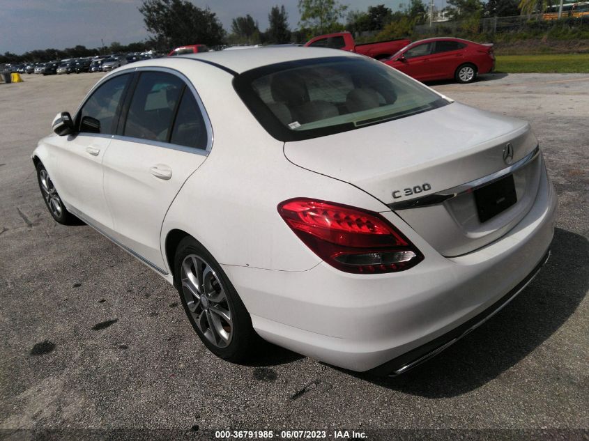 2016 MERCEDES-BENZ C-CLASS C 300 - 55SWF4JB3GU124743