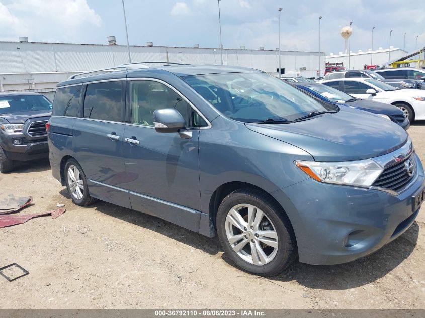 2013 NISSAN QUEST SL - JN8AE2KP9D9067715