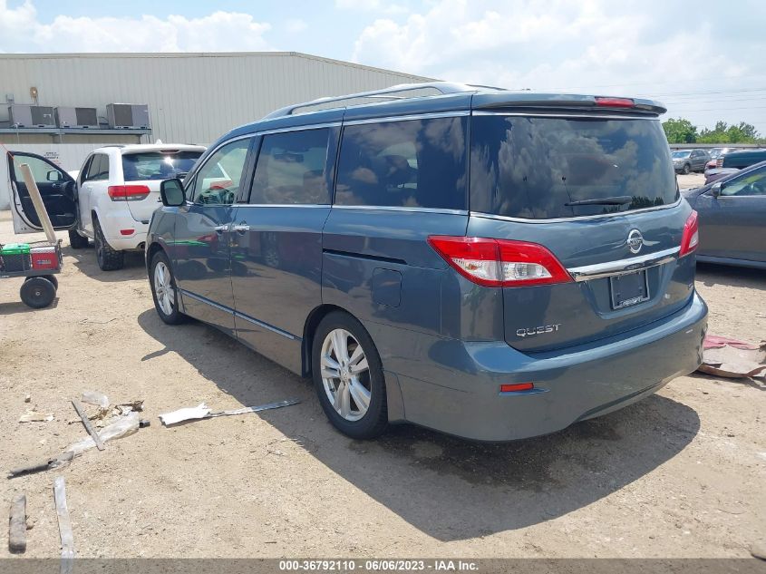2013 NISSAN QUEST SL - JN8AE2KP9D9067715
