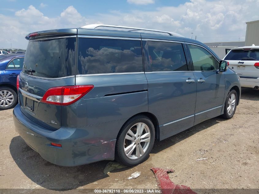 2013 NISSAN QUEST SL - JN8AE2KP9D9067715