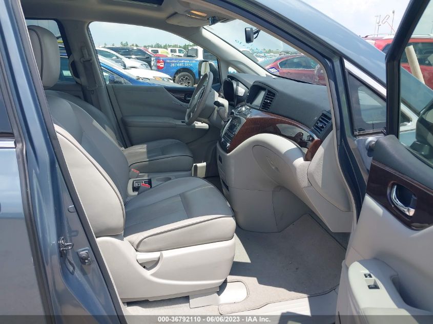 2013 NISSAN QUEST SL - JN8AE2KP9D9067715