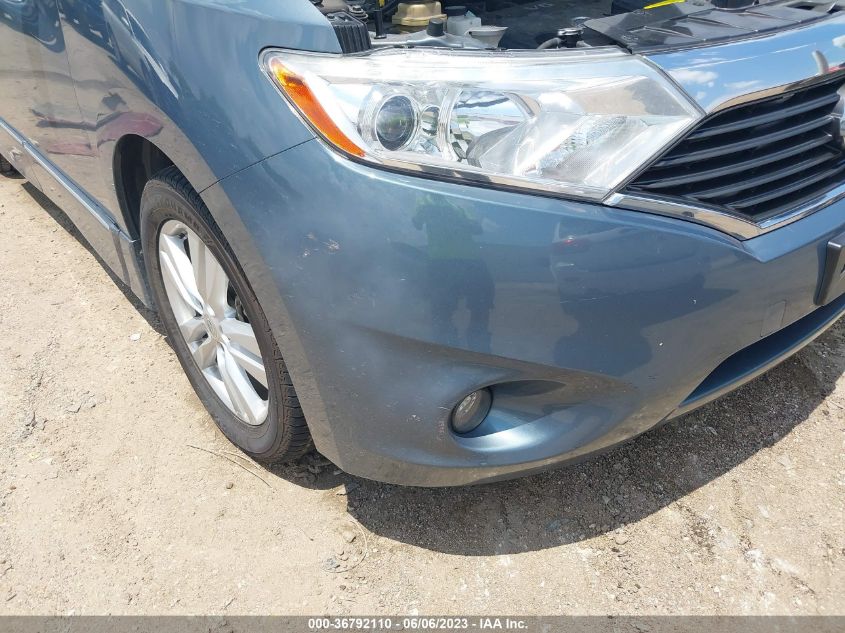2013 NISSAN QUEST SL - JN8AE2KP9D9067715