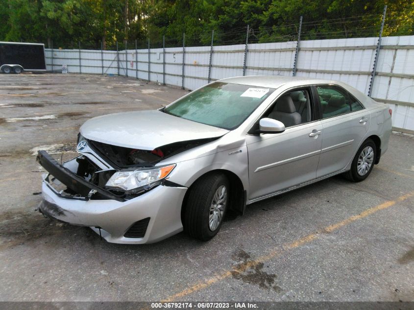 2013 TOYOTA CAMRY HYBRID LE/XLE - 4T1BD1FK0DU083211