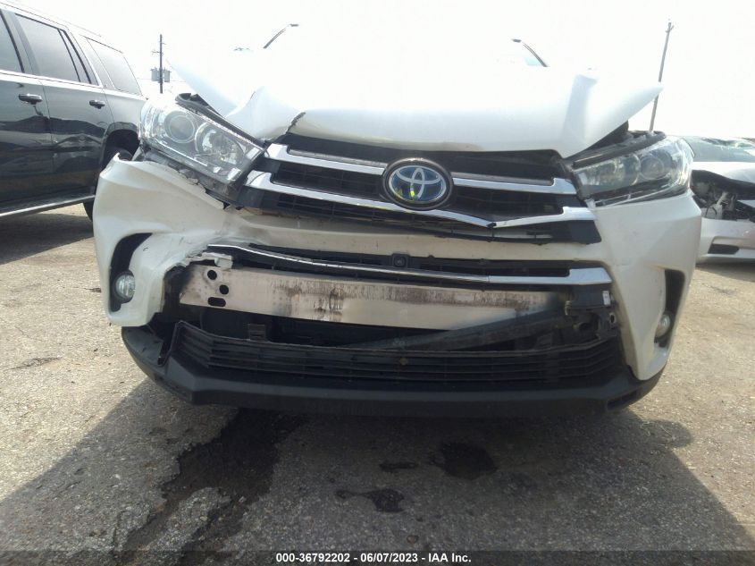 2018 TOYOTA HIGHLANDER HYBRID LTD PLATINUM - 5TDDGRFH4JS045133