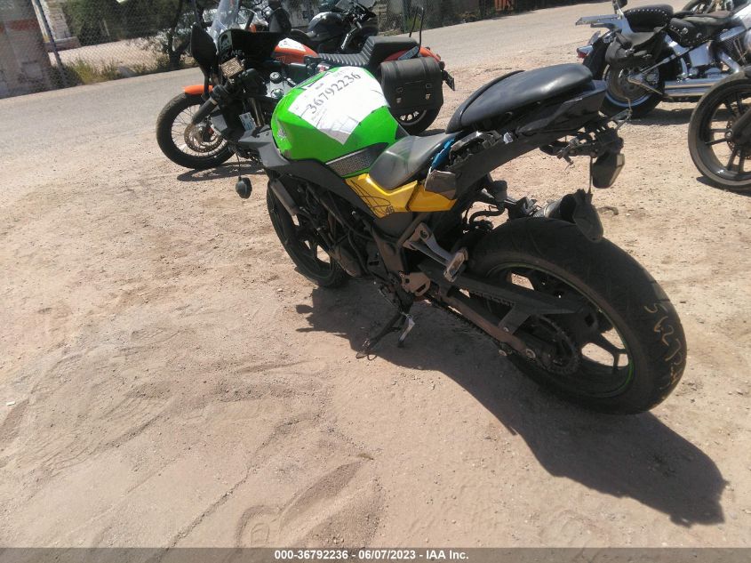 2013 KAWASAKI EX300 A JKAEX8A15DDA09988