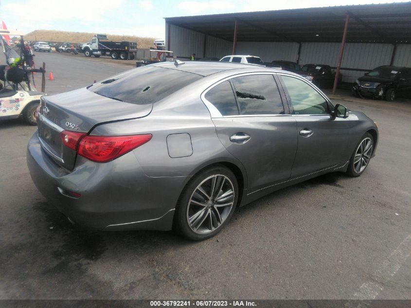 2014 INFINITI Q50 SPORT - JN1BV7AR4EM693044
