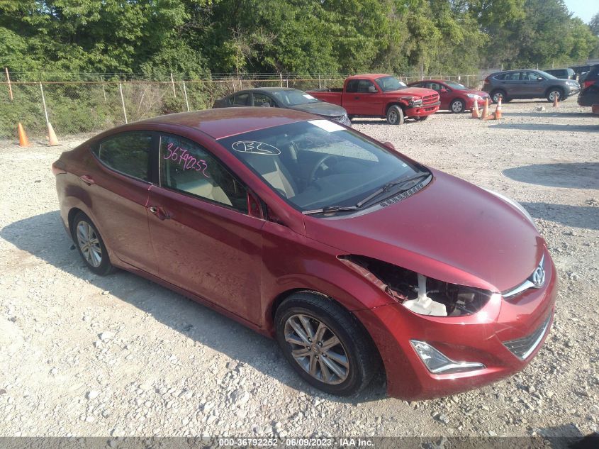 2016 HYUNDAI ELANTRA SE - 5NPDH4AE5GH757047