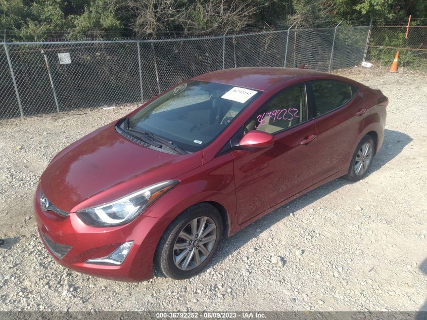 2016 HYUNDAI ELANTRA SE - 5NPDH4AE5GH757047