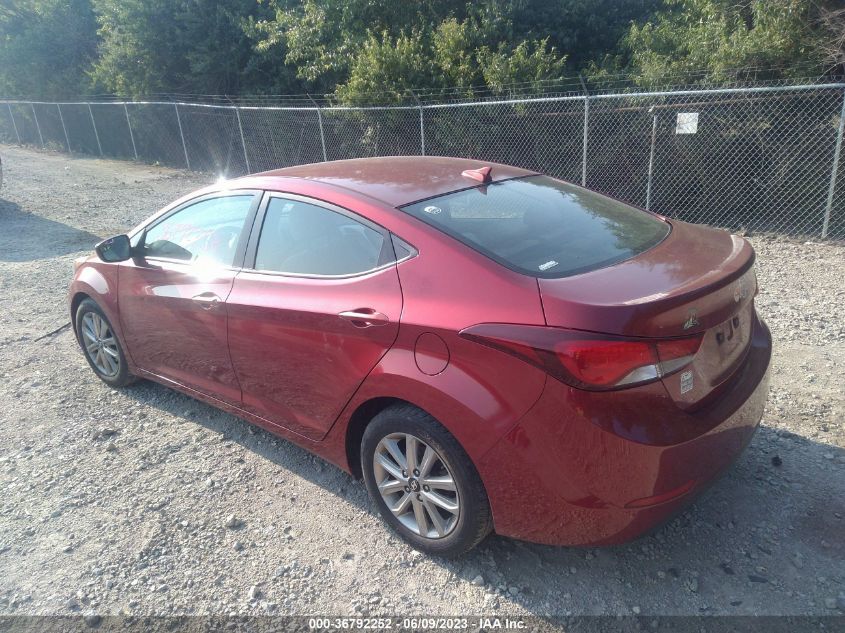 2016 HYUNDAI ELANTRA SE - 5NPDH4AE5GH757047