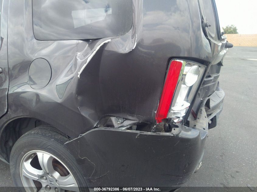 2013 HONDA PILOT EX-L - 5FNYF3H77DB004848