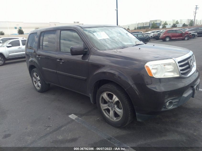 2013 HONDA PILOT EX-L - 5FNYF3H77DB004848