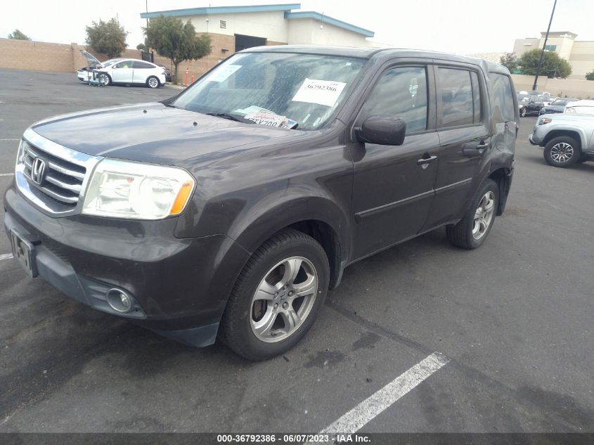2013 HONDA PILOT EX-L - 5FNYF3H77DB004848