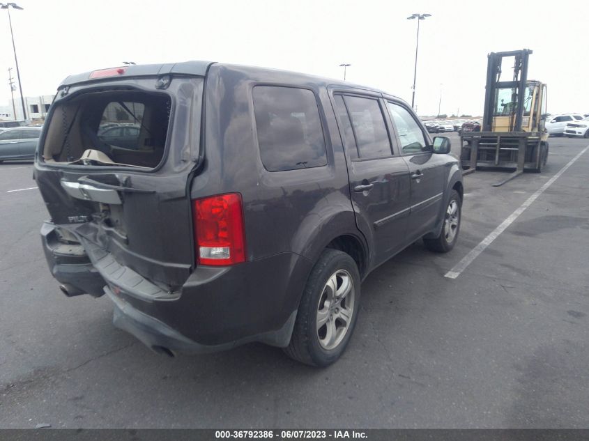 2013 HONDA PILOT EX-L - 5FNYF3H77DB004848
