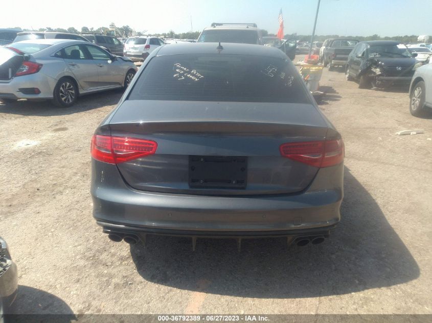 2015 AUDI S4 PREMIUM PLUS WAUBGAFL6FA044077