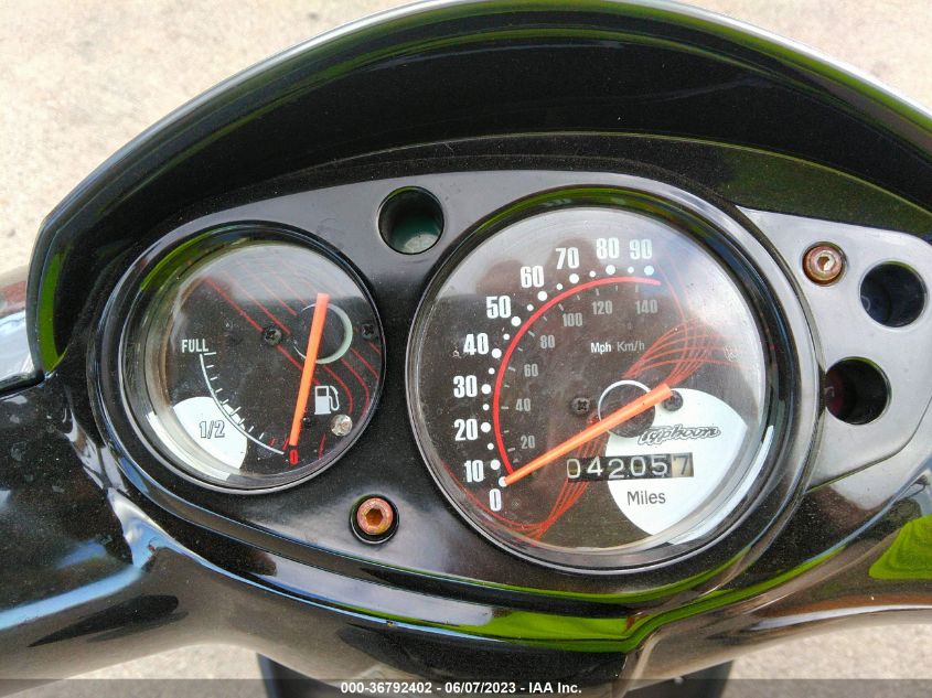 2013 PIAGGIO TYPHOON 125 ZAPM707E0D4001869