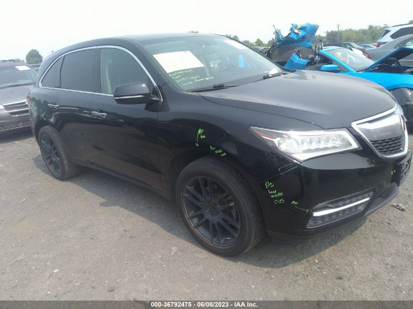 2014 ACURA MDX - 5FRYD4H28EB012103